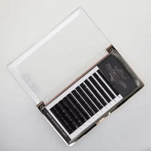 Full Volume C D Curl Lash Extensions Private Label Natural Long Eyelash Extension Lash Extension Tray
