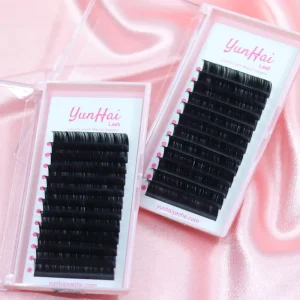 Full Volume C D Curl Matte Eyelash Extension 8 25mm Cashmere Lash Trays Silk Individual Lashes Extention