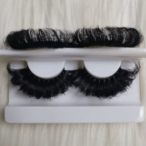Full Volume Eyelash 25mm Private Label D Curl Eyelashes Mink High Quality Luxury Style 5D Lashes Vendors