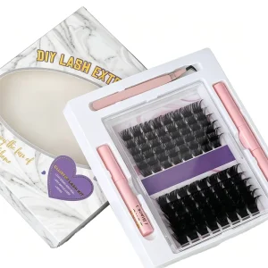 Fully Split Single Unit Cluster Layout Anti Knot Neat Arrangement Quick Efficient Household Lash Application