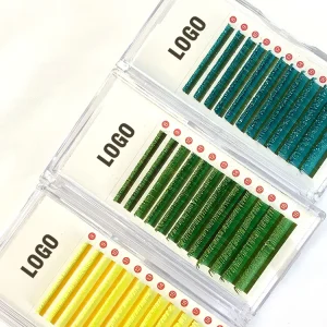 Glitter Lash Extension Trays Lashes With Color Eyelash Extension 8 18mm Lash Extensions Colored