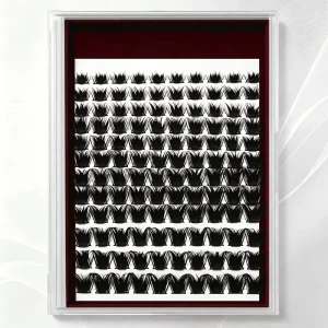 Glitter Shiny Segmented Lash Set Multi Size Mixed Style Long Lasting Portable Self Application Volume Cluster Eyelashes