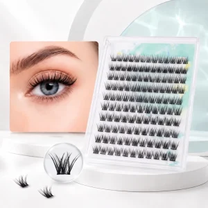 Glue Free False Eyelashes Custom Logo OEM Private Label Easy Apply Reusable 3D Voluminous Natural Lashes