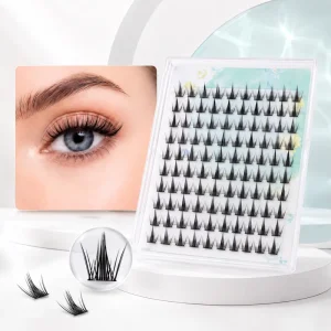 Glue Free Self Adhesive False Eyelashes Natural Look Cluster Lash Reusable Cruelty Free Fake Lashes OEM Private Label