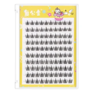 Glue-Free Self-Adhesive False Eyelashes Reusable DIY Segmented Lash Extensions Anime Eyes