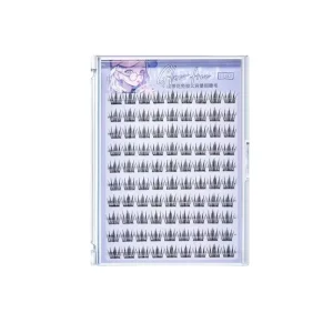 Glue-Free Self-Adhesive Handmade Synthetic Fox Style DIY Cluster Lashes