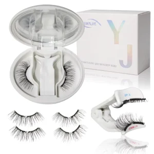 Glue-Free Soft Magnetic Eyelashes Quantum Soft Magnetic False Lashes Reusable Soft Magnetic Eyelashes with Applicator