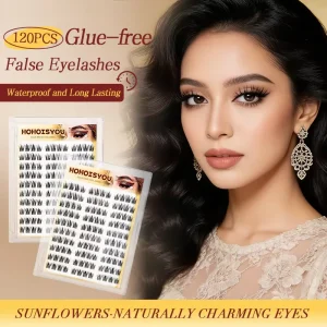 Glue free False Eyelashes Are Reusable Segmented Natural Light Cluster DIY False Eyelashes