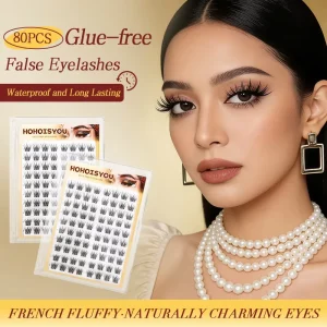 Glue free False Eyelashes Are Reusable Segmented Natural Light Cluster DIY False Eyelashes