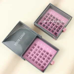 Glueless DIY Lash Clusters Vegan Cruelty-Free Self-Adhesive Waterproof Individual Press-On Lashes