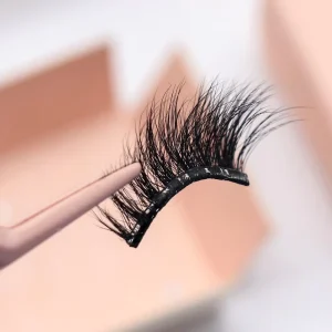 Glueless Full Strip Eyelashes Fluffy Pre Glued Half Strip False Lashes Self Adhesive Lash Supplier No Glue Needed