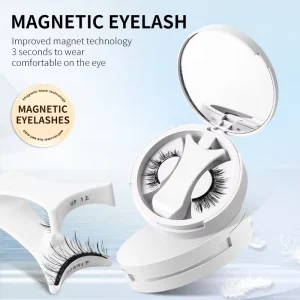 Glueless Magnetic False Eyelashes Petite Devil Style Natural Look Magnetic Lashes Portable Storage Case Cross Border Makeup Lash