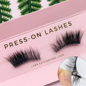 Glueless Self Adhesive Press on Under Lash Cluster Lash Extension No Glue Needed Pre-Bond Technology DIY Lash