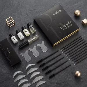 Gollee Brow Eyelash Extension Perm Lash Pad Lift Private Label Glue Balm Eye Eyelash Perm and Tint Kit