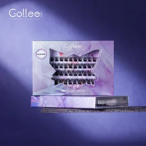 Gollee No Glue Need Lash Self Adhesive Eyelash Press On Glue Free False Lashes Vendor Individual Cluster Fluffy Lash Extension