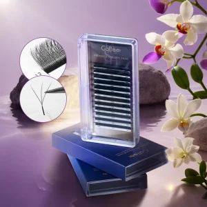 Gollee Premade 3D W Lash Extension Private Label Mink Eyelash Extensions Supplies Cashmere Lash Extensions Matte