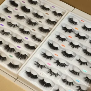 Good Quality Waterproof Wispy 5d 18mm Mink Eyelash Strip 100%mink Mix Lashes