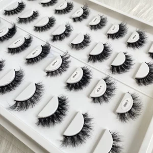 Good Vegan Full Strip Private Label Lashes 15mm Faux Mink Lash Dramatic Reusable 3D Effect Cotton Band Eyelashes