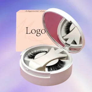 Half Eyelash No Glue No Eyeliner False Eyelashes Soft Magnets Quantum Magnetic Lashes with Curler Set