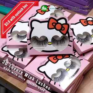 Half Lashes Mink Natural Cat Eye Wispy False Eyelashes Fluffy Volume Strip Fake Eyelashes Corner Eye Lashes