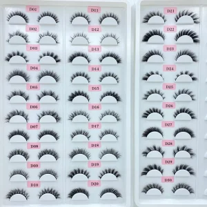 Half Lashes Mink Real Mink Lashes Full Mink Strip Lashes