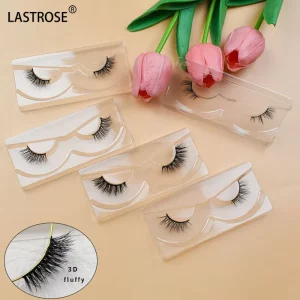 Half Natural Lashes Handmade Fox Eye Cat Eye 3D Volume Full Strip Eyelashes Half Eyelash