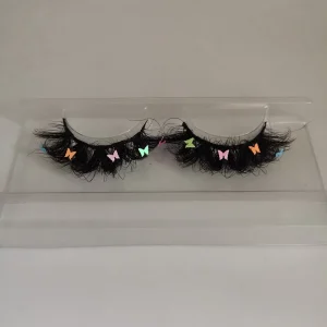 Halloween Holiday Party Eyelashes Colored Butterfly Eyelash Cute Christmas Lashes