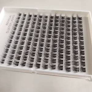 Hand Made Fan Eyelashes DIY Lash Fluffy Cluster Private Label Volume 3D Faux Mink Cluster Lashes DIY Cluster Lashes