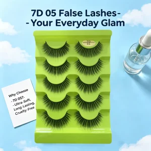 Hand Made Faux Mink Eyelashes Fluffy False Lashes C Curl Fake Dramatic Fluffy Soft Full Strip Eyelashes