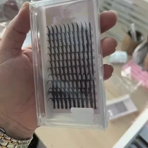 Hand Made Multi type Mixed Lash Clusters Lashes Kit DIY Wispy Bottom Lash Spike Fans Mix Curl Cluster Lashes Kit