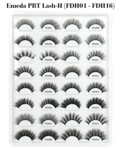 Hand Made Natural Lashes 5d Fluffy Fake Full Strip Eyelashes Extension Set
