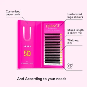 Hand-Woven Individual U-Shape YY 3DW UYY UY U3DW U5DW Eyelash Extension Lashes