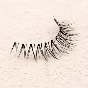 Handcrafted Clear Band Single Lashes Invisible Synthetic Hair Korean PBT Full Strip Eyelashes Private Label Custom
