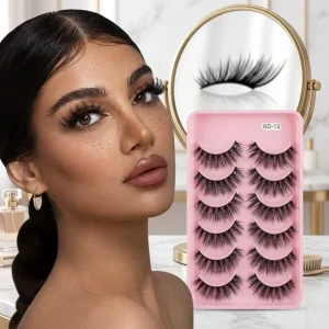 Handcrafted Dramatic False Lashes Thin Band Halloween Stage Cosmetic Lashes Bulk Stock South America Cosplay Eye Lash Extensions