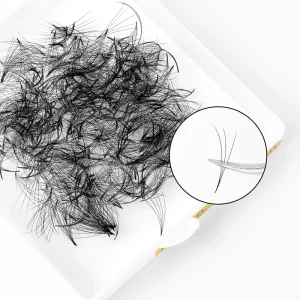 Handmade 0.07 10D 12D 16D 20D Long Stem Loose Korea PBT Premade Volume Lashes Fans Eyelash Extension Bulk