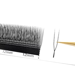 Handmade 0.07 mm U Shaped YY Clover Eyelash Extensions Private Label Synthetic Hair Lashes Natural Soft Lashes