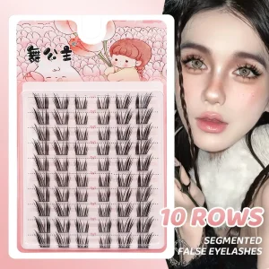 Handmade 10-Row Eyelash Volume Extension Kit