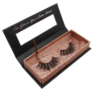 Handmade 100% Mink Fur Full Strip Eyelashes Waterproof False Eyelashes Private Packaging Thick