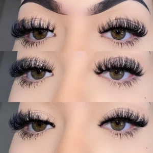 Handmade 15mm D Curl Deep Faux Mink Eyelash Natural Vegan Russian Strip Lashes Thick Full Strip Lashes