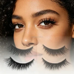 Handmade 3 5 10 Pairs 20mm Russian Volume Strip Lashes Dramatic Faux Mink Lashes DD for Glam Makeup