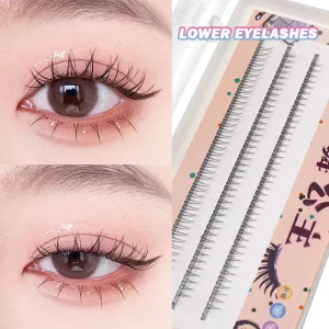 Handmade 3-Row Lower Lash Extension Clusters DIY Segmented Volume 3D-5D Eyelash Kits
