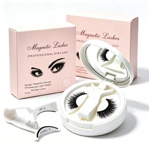 Handmade 3D Magnetic Eyelashes Soft Mink Magnetic Lashes Reusable Magnetic Strip Lashes Private Label Supplier
