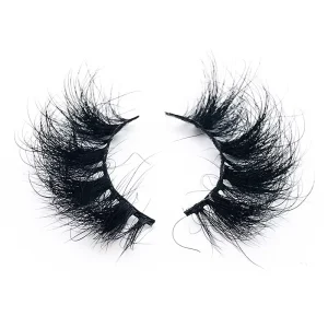 Handmade 3D Mink Eyelashes Natural Long False Eyelashes Dramatic 25MM Mink Eyelashes