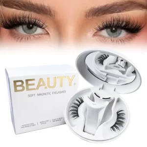 Handmade 3D Reusable Natural Soft Magnetic Eyelash Extensions Kit No Glue Needed Magnet Lashes Applicator