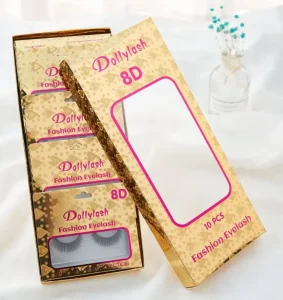 Handmade 3D for Synthetic Black Cotton Stalk Eye Lashes Private Label with Customized Packaging Box