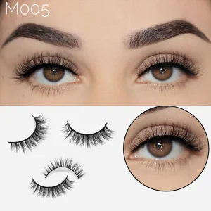 Handmade 5D Mink Eyelashes Real Fluffy Curly Lashes Cruelty Free Natural Wispy Full Strip Eyelashes