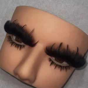 Handmade 5d Mink Lash Strips 25mm Strip Lashes Look Like Eyelash Extension Fluffy Top and Bottom Eyelashes