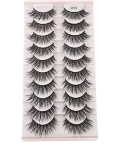 Handmade Black Full Strip Eyelashes Soft Glamorous Cat Eye False Lashes Perfect for Parties & Events Full Strip Eyelashes