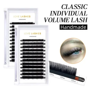 Handmade C CC D DD Curl 0.03mm 0.05mm 0.07mm Individual Volume Eyelashes Cashmere Lash Extensions