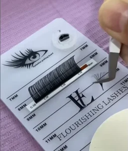 Handmade Cashmere Individual Eyelash Extensions Russian Volume Single Lashes Natural Style 0.07mm 0.10mm Classic Lashes